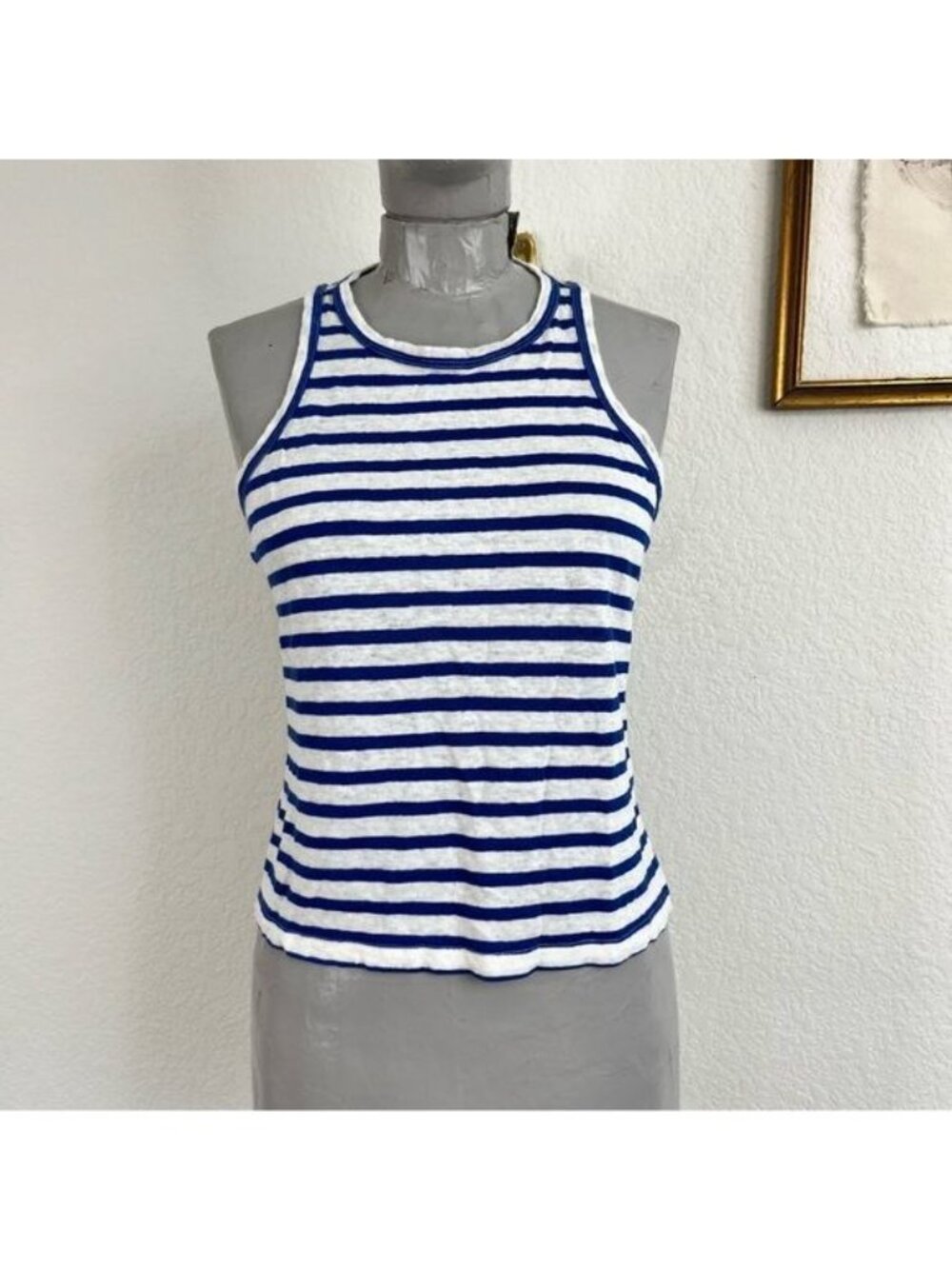 FRAME Ringer Striped Tank Top - Picture 2 of 9